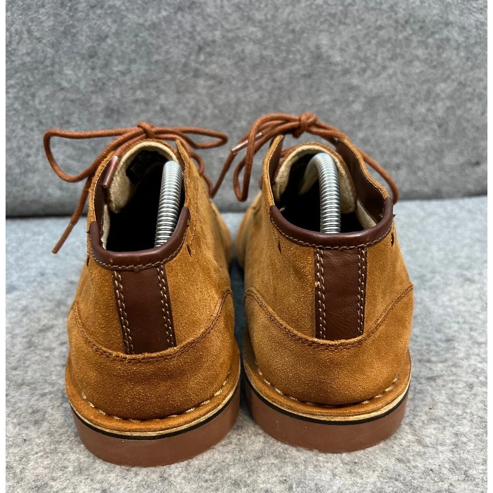 Kenneth Cole REACTION Mens Brown Suede Chukka Boots Lace Up Ankle Boots Sz 10.5